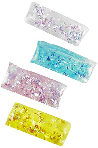 Super Z Outlet 4 Pack Water Snake Jelly Wigglers Wiggle Sensory Toys Bright Colors Party Favor Prizes