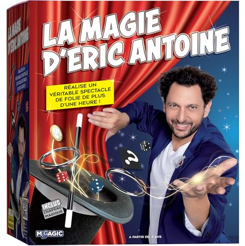 Megagic Eric Antoine Coffret de tours de magie pour enfants dès 7 ans | Cadeau d'anniversaire pour Garçon et Fille 7-8-10-12 | Jeu Éducatifs | Jouet pour enfant avec plusiers tours de magie