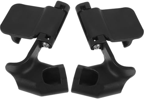 ibasenice 2pcs Stroller Accessories Pushchair Handlebar Clamp Bumper Bar Buckles Fit