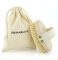 Primabiotic Brosse de massage corporel avec sac - Produit écologique d'Europe - Bois de hêtre et fibres d'agave - Manche ovale avec bande en coton - Idéal pour massage à sec et lutte contre la