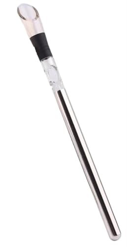 Funda enfriadora Enfriador de Botellas de Vino de Acero Inoxidable 3 en 1, congelador con aireador y vertedor, Enfriador de Vino Enfriador de Vino