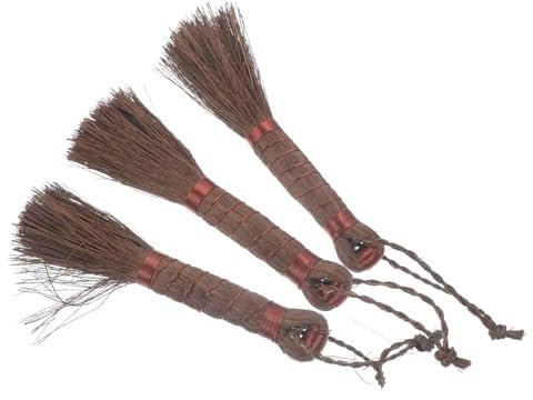 YARNOW Lot De 3 Brosses De Jardinage Marron Et Rose Pour Nettoyer Les Bonsaïs Les Pots De Fleurs Les Bouteilles Les Mini-Stores Les Plumeaux Les Paillettes Le Café La Soie Marron