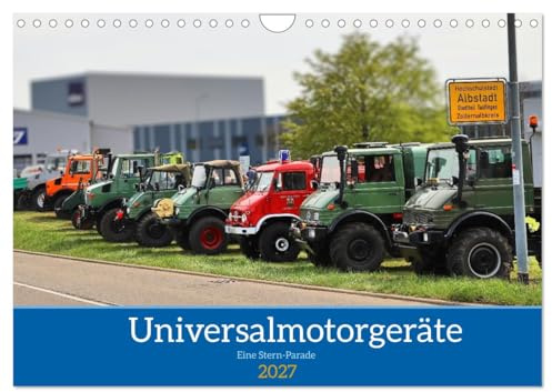 CALVENDO - Universalmotorgeräte Eine Stern-Parade (Wandkalender 2027 DIN A4 quer), Monatskalender: Exzellente Fahrzeuge von heute bis Oldie
