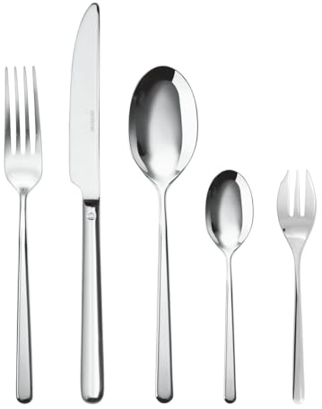 Sambonet 52513-N1 - Besteck 30-tlg Vh. Linear Edelstahl 18/10, Silber