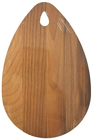 Fackelmann Planche à Découper Ovale Bois, Pain, 21x12 cm, Marron