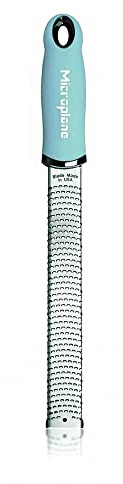 Microplane Premium Classic Zitrusschaber und Parmesan-Käsereibe (puristisches Blau)