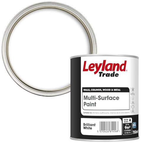 Leyland Trade - Multi-Surface Undercoat - Quick Dry - Brilliant White - 750ml