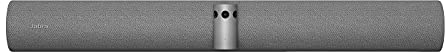 Jabra PanaCast 50 Panoramic 4K Video Bar - Conference Camera for Small & Medium Rooms with 180 Degree Field of View & 8 Microphones - UK Power Supply - grey