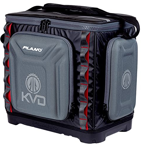 PLANO Unisex-Erwachsene PLABK370 KVD 3700 Signature Angeltasche, schwarz/grau