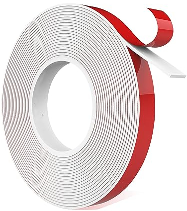 Ownkim Nastro di montaggio (10 m) | Scotch Double Face Extra Forte | Nastro biadesivo per fissaggio su legno, cemento, metallo, pietra (10 m)