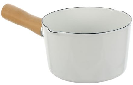 Cabilock Olla Para Sopa y Leche Esmalte Antiadherente Resistente y Fácil De Limpiar