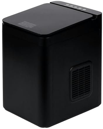 AFLEPCBRQ mdlian Portable Ice Maker Mini Commercial Home Ice Maker Bar Cafe Desktop Outdoor Ice Maker(B)