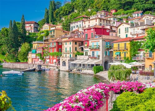 Lake Como Puzzle 1000 Teile Erwachsene Lombard Village of Lovers Erwachsene 1000 Teile Puzzles