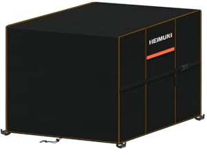 HEIMUNI Funda Muebles Exterior Impermeable, 90x90x90cm Funda Mesa Jardin