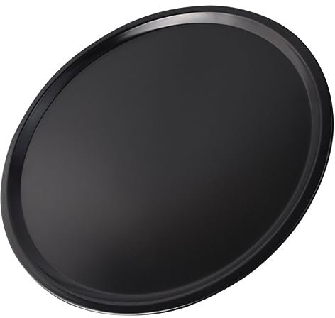 Ciieeo plat à pizza rond plateau de four à pizza plaques de cuisson pour pizzas tourtière set de cuisson pizza plaque pizza plaque de cuisson assiette à pizza ronde Acier Carbone Black