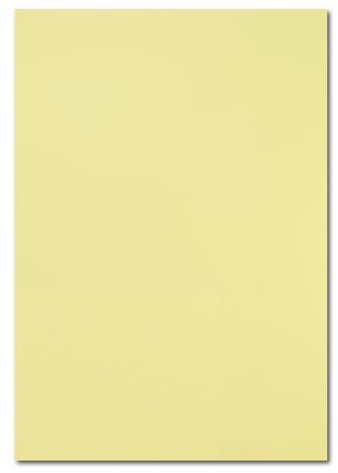 25 DIN A4 pappersark planoark – pastellgul (gul) – 225 g/m² – 21 x 29,7 cm – lerpapper fotokartong pysselpapper tonkartong – färger glad