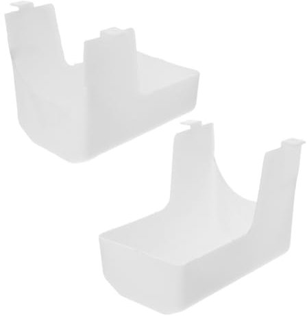 JEWEDECO 2pcs Range Hood Light Lens Cover Stylish and Modern Design for and Grease Absorption for Kitchen Use Easy to Install