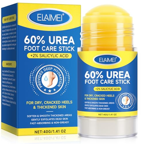Urea Cream 60 Percent for Feet, Urea Foot Cream for Cracked Heels and Dry Skin-Cracked Heel Repair Cream, Foot Moisturiser