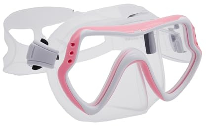 Adult Diving Mask with Nose Cover Anti-fog, HD Tempered Glass Snorkel Mask with Clear 180° Panoramic View, No Leak Swim Pool Goggles for Women Men Youth Unisex Snorkeling Freediving