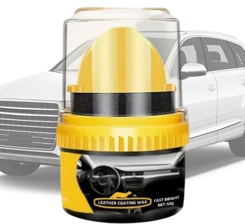 Detergente per Pelle Auto Crema Multifunzionale Pulitore | Pasta Lucidante Detailing per Veicoli Per Sedili di Veicoli Furgoni Camper Vetture
