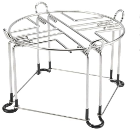 Soporte De Alambre Acero Inoxidable For Filtro Agua, Patas Goma Antideslizantes, 23,5 X 15, Cm, For Recipientes Gran Tamaño