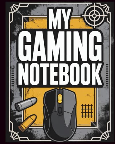 My Gaming Notebook: Store Game Passwords, Accounts, Servers, Discord Contacts, Clans & Quests - A Perfect Gift for Gamers