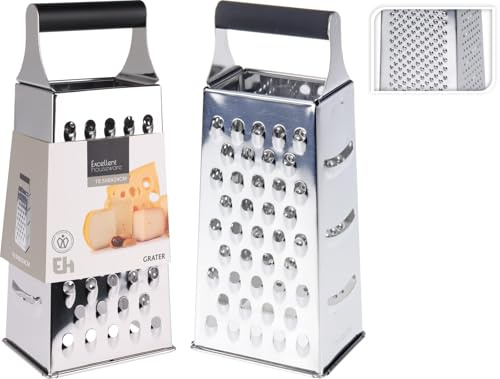 ZiVie® Râpe à Fromage Inox – Poignée Ergonomique – Râpe Légumes Parmesan Zesteur Cuisine