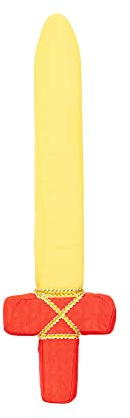 Sarah's Silks Red Foam Sword Toy for Kids 17 Long | Waldorf Toys for Creative and Pretend Play | Sword for Halloween, Parties, and Costume Accessories | Dress up as a Ninja, Pirate, or Knight