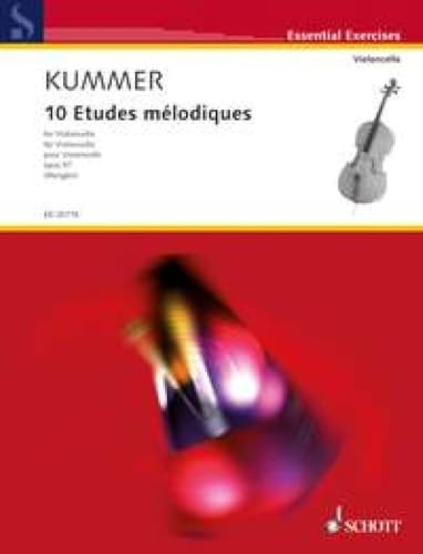 10 Etudes mélodiques: für Violoncelle opus 57: op. 57. cello (cello 2 ad libitum).