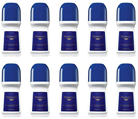 Avon Mesmerize for Men Roll-On Anti-Perspirant Deodorant, 2.6 Fl Oz (Pack of 14)