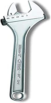 Llave ajustable de moleta lateral 12 cromada