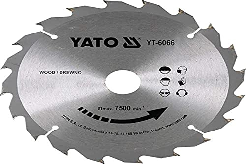 Yato yt-6066 – TCT lame de bois 205 x 18 x 24 mm