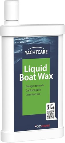 Yachtcare Liquid Boat Wax 500 ml - Flüssiges Bootswachs zur Versiegelung | Carnaubawachs zur Bootsversiegelung - Geeignet für GFK, Gelcoat, Metall und Lack - Reinigung und Schutz in einem Arbeitsgang