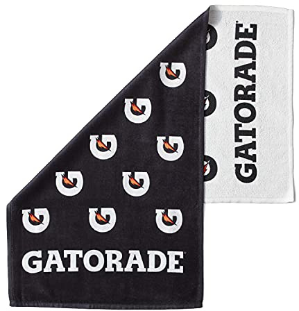 Gatorade Premium Sideline Towel Bi-color, White, Small