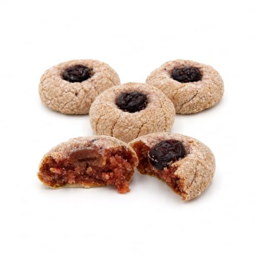 RAREZZE | Biscotti Pasta di Mandorle Siciliane con Gelsi di Sicilia | 400g | Dolci siciliani artigianali, preparati a mano all'ordine e spediti appena sfornati, pasticcini tipici di Sicilia