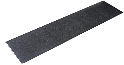 POFET Skateboard-Griffband, 84 x 22,9 cm, blasenfrei, wasserdicht, schwarzes Roller-Griffband, Langboard-Griptape, Schleifpapier für Rollerboard, Treppen, Pistole, Pedal, Pistole, Rollstuhl, Stufen