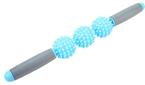 Muscle Stick Massage Stick 5 Cellulite Spiky Balls Oberschenkel für Arme Hüfte und Taille Beine(blue)