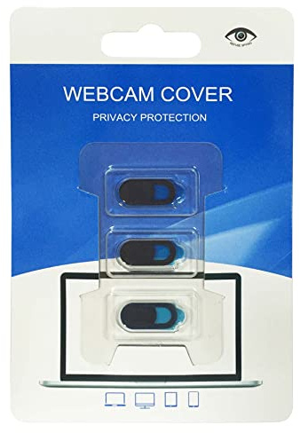 Cache Camera x3 pour Samsung Galaxy A32 Smartphone Webcam PC Tablette Lot de 3 (Noir)