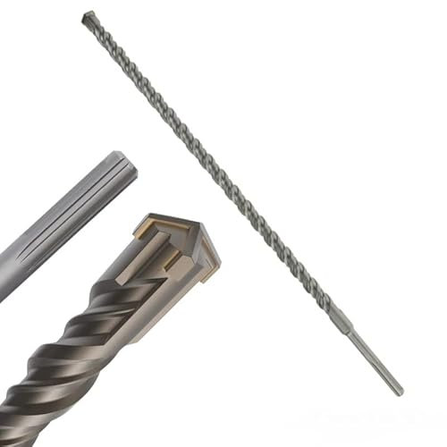 Punta da muro 4 tagli per trapano 1 Metro X Ø 30 mm attacco SDS MAX punta per forare calcestruzzo mattoni pietra per lavoratori professionisti elettricisti fai da te