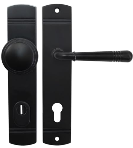 Häusler Onlinehandel GmbH Haustür Schutzbeschlag 2316 Helena LS Schwarz HS 92 Knauf