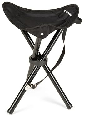 Outtec Sgabello da Campeggio Triangolare - Leggero e Compatto Sedia da Campeggio
