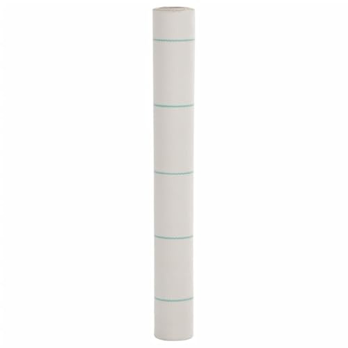 vidaXL Unkrautvlies Weiß 1x10 m PP