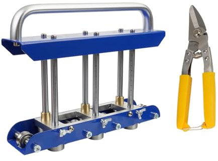 Cintreuse à Rouleaux de Bord à Trois Stations, Pliage à 90 Degrés de 0,3 à 1,0 Mm, Pliage de 13 à 130 Mm, Acier Cintreuse de Tôle en Alliage D'aluminium, pour Plier les Matériaux