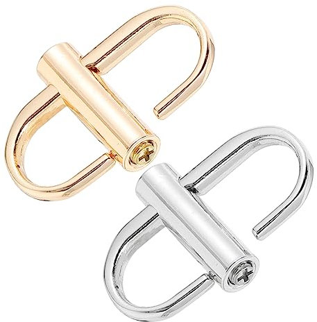 HOODANCOS Metal Buckles for Chain Bag Strap Adjustable Buckles for Bag Strap Fastening Accessories Suitable for DIY Sewing and Craft Projects