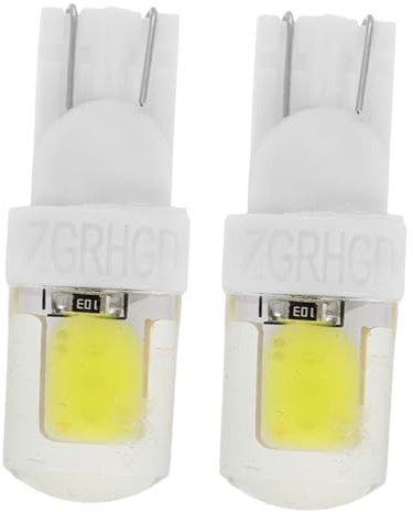 Didiseaon 2pièces Lot De Led Cob Silicone Pour Éclairage De Travail Voiture Lampes De Plaque Immatriculation Cristal Transparentes Jaunes Lampe Intérieure Auto Résistante à Eau Et Poussière