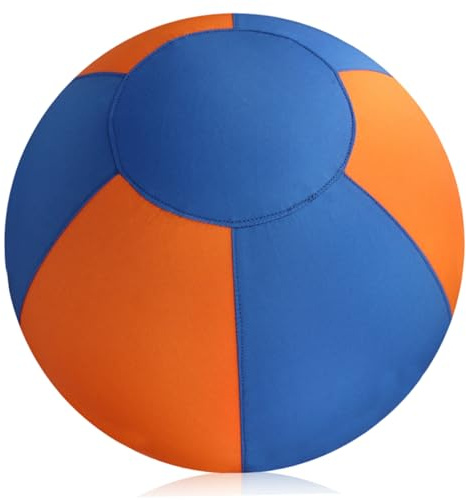 HoveeLuty Herding Ball for Dogs 18inch PVC Herding Ball with Zippered Polyester Cover Scratch Resistant Interactive Multi-Purpose Toy for Horse & Sheep Dog Dog Toys for Dogs