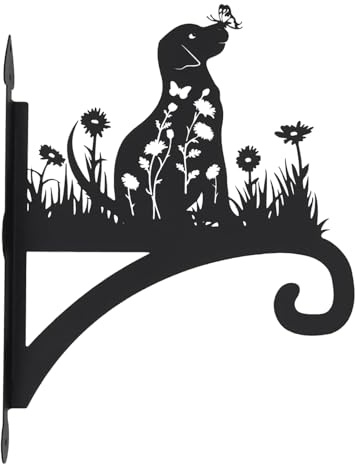 Colgador de plantas | Soporte para perro para de pájaros, colgador decorativo para plantas suculentas, de colibrí, campanilla de viento, interior y exterior, balcón, pared, porche