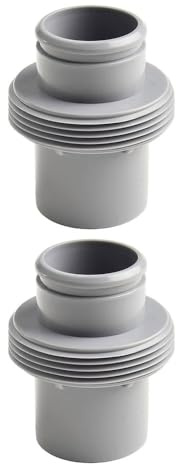 Vilgftyiet Bestway P05992 Lot de 2 adaptateurs de piscine hors sol en PVC pour tuyau de 38 mm