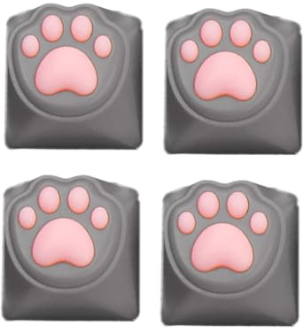 RWAJZAX Tappi per Tasti In Silicone Silenzioso Tocco Piacevole Morbido Al Mano Antiscivolo Tappi Per Tastiere Da Gioco E Ufficio Tastiera Resistente Usura Accessori