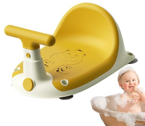 Siège de pour bébé, siège de bain pour bébé Tabouret antidérapant pour la | de bébé multifonctionnel incontournable, sans glissement de moto mignon de mignon de douche pour tout-petit
